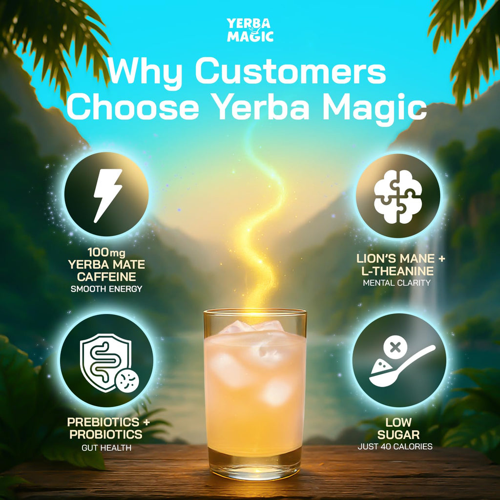 Yerba Magic | Peach Mango Polvo