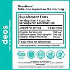 DEOS| Body Deodorizing Supplement, 30 Capsulas